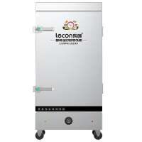 乐创(lecon)商用蒸饭柜 220V/380V 单门蒸箱 12盘定时款 LC-J-ZFD12 9/12KW