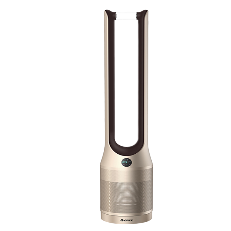 格力(GREE) 无叶风扇家用电风扇落地扇空气净化器空气循环扇智能WiFi摇头塔扇除甲醛去灰尘净化扇FWZ-1201Bg