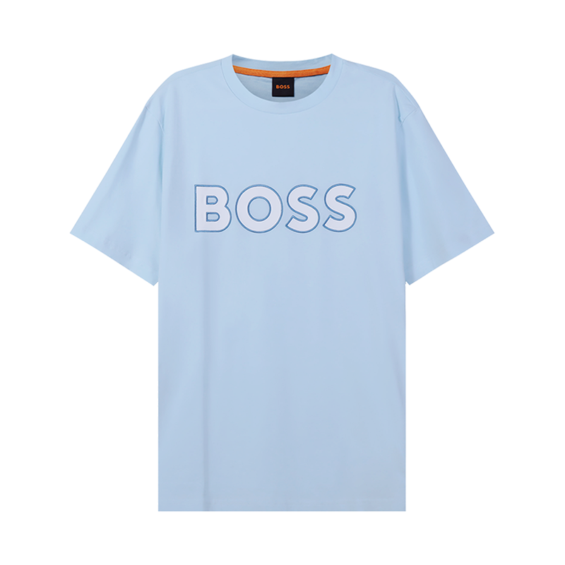 雨果博斯 HUGO BOSS 男士棉质圆领短袖T恤50483711