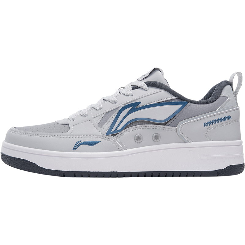 李宁休闲鞋海川男鞋减震回弹板鞋滑板鞋低帮运动鞋AGCT377