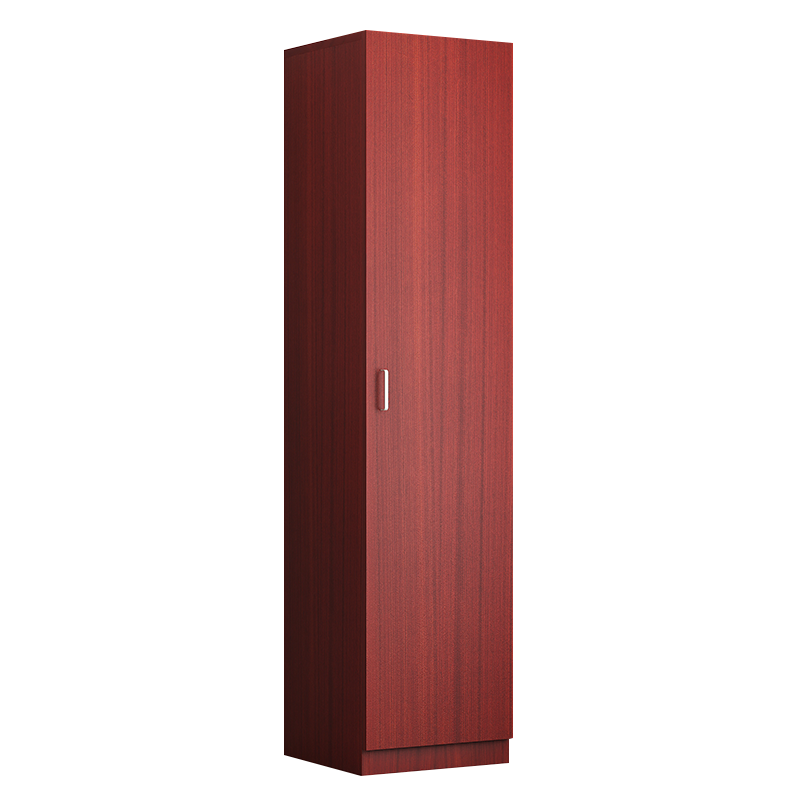 臻远 ZY-MZYG-11 简约木质小型单开门衣柜 柚木色C款单门