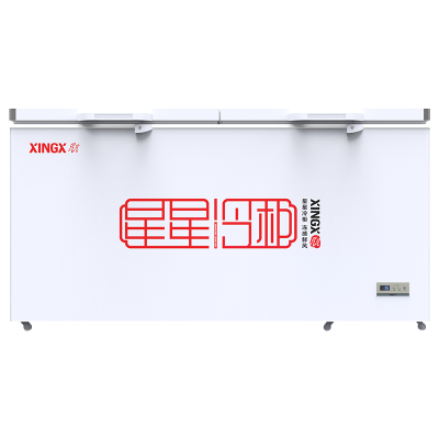 星星(XINGX) 716升 商厨商用单温大冰柜 卧式双门顶开门 单箱变温冷柜 冷藏冷冻转换柜 BD/BC-716E