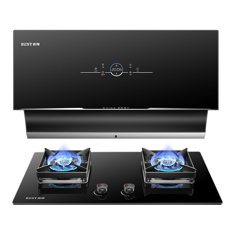 华帝百得E703C抽油烟机猛火家用燃气灶煤气灶烟机灶具套装(天然气)