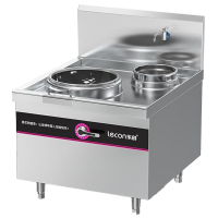 乐创(lecon)商用单头单尾小炒灶 15KW酒店饭堂企业电磁灶 LC-J-XCD15D[企业采购]380v