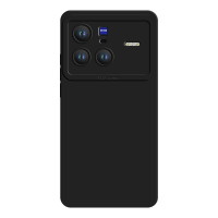 BOEEK 适用于vivo X80 Pro手机壳x80防摔液态硅胶软壳X80pro减震简约男女纯色镜头全包保护套