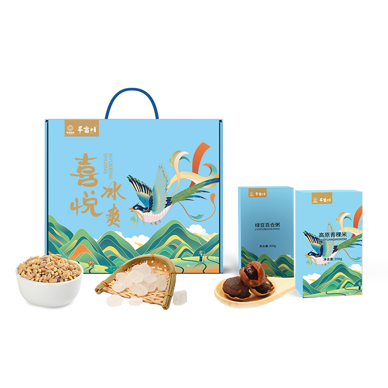 半亩川 夏季清凉喜悦冰爽758g礼盒装