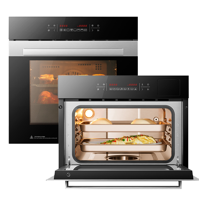 老板(ROBAM)嵌入式蒸箱 烤箱 大容量 智能触控式 40L蒸箱+60L烤箱 蒸烤套装 S275+R075 钢化玻璃