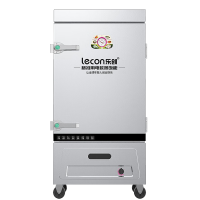 乐创(lecon)商用蒸饭柜 燃气/天然气 学校企业酒店食堂单门蒸箱蒸包炉馒头炉 10盘燃气款 LC-J-ZFR10
