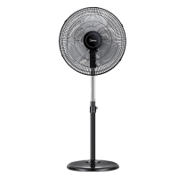 美的(Midea)工业电风扇 FES45-20A家用落地扇强力大风大功率金属风扇 铜芯电机 强劲大风 四挡风速 升降调节