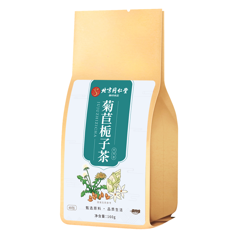 药材参茸菊苣桅子茶160g*3