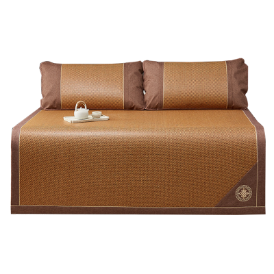 夏季藤席凉席家用冰丝空调席双面两用可折叠婴儿可用夏天席子