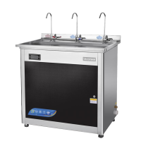 乐创(lecon)直饮机商用开水器鹅颈式电热烧水器220v 办公室学校幼儿园饮水机不锈钢开水机[三级过滤]HK-3C