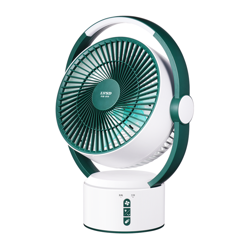利维斯顿空气循环扇家用台式轻音摇头对流换气扇定时遥控循环扇电扇FL09