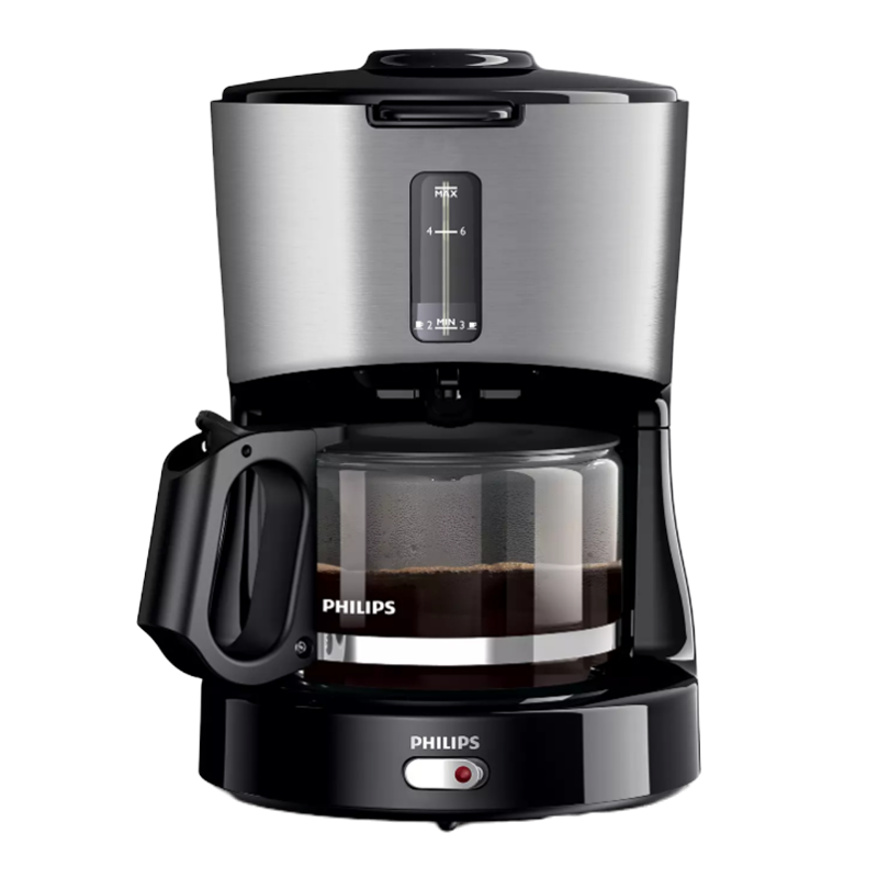 飞利浦 HD5412咖啡机滴滤式美式 不锈钢复古全自动咖啡机
