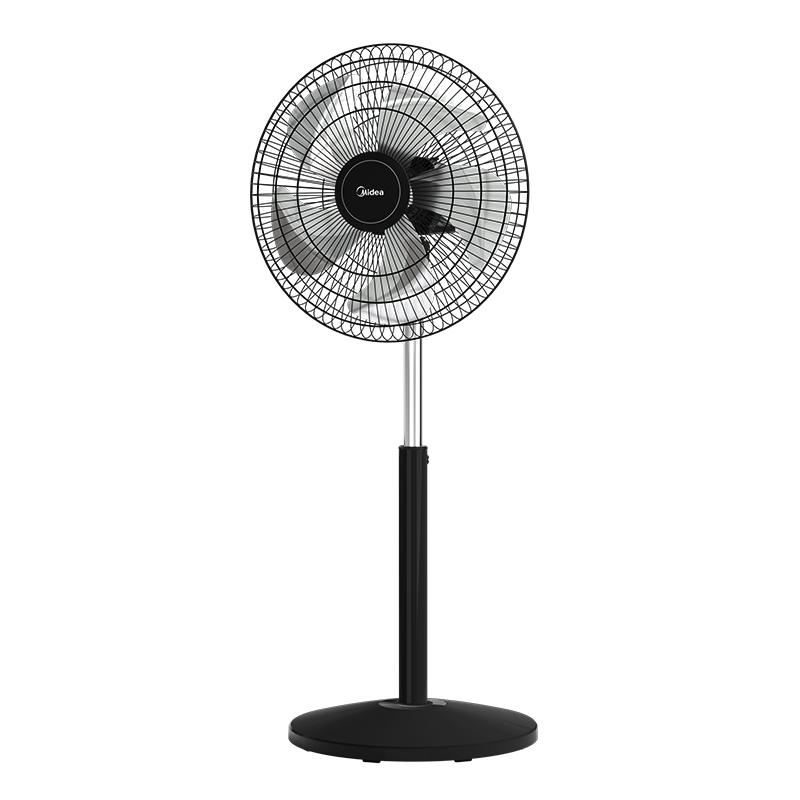 美的工业电风扇家用落地扇大型立式商用摇头大风量强力大功率金属风扇客厅宿舍办公室工厂 FS45-23A(金属五叶)