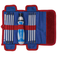 藍帶 16件式 45齿无段伸缩棘轮螺丝批组套 32526MRN