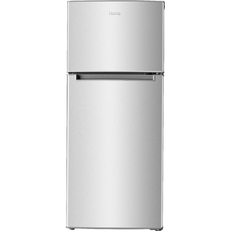 奥马(Homa) 118升双门冰箱家用两门小冰箱小型家用租房办公室节能冷藏冷冰BCD-118A5银