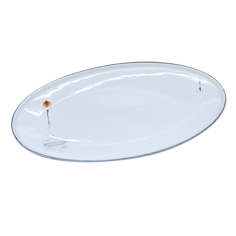 是尚 陶瓷鱼盘 1个