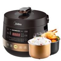 美的(Midea)电压力锅 MY-YL60Easy203家用一锅双胆智能饭煲正品精美外观设耐用内胆多功能电压力锅6L容量