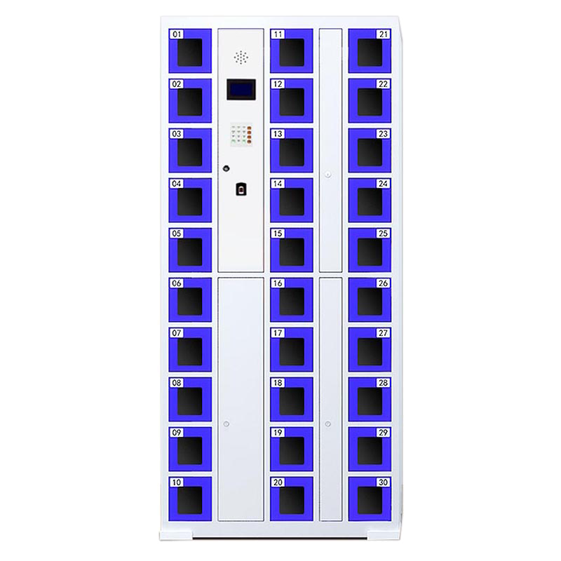 帅畅智能手机柜存放柜存包柜储物柜30门透明款