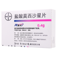 拜复乐 盐酸莫西沙星片 0.4g*3片/盒
