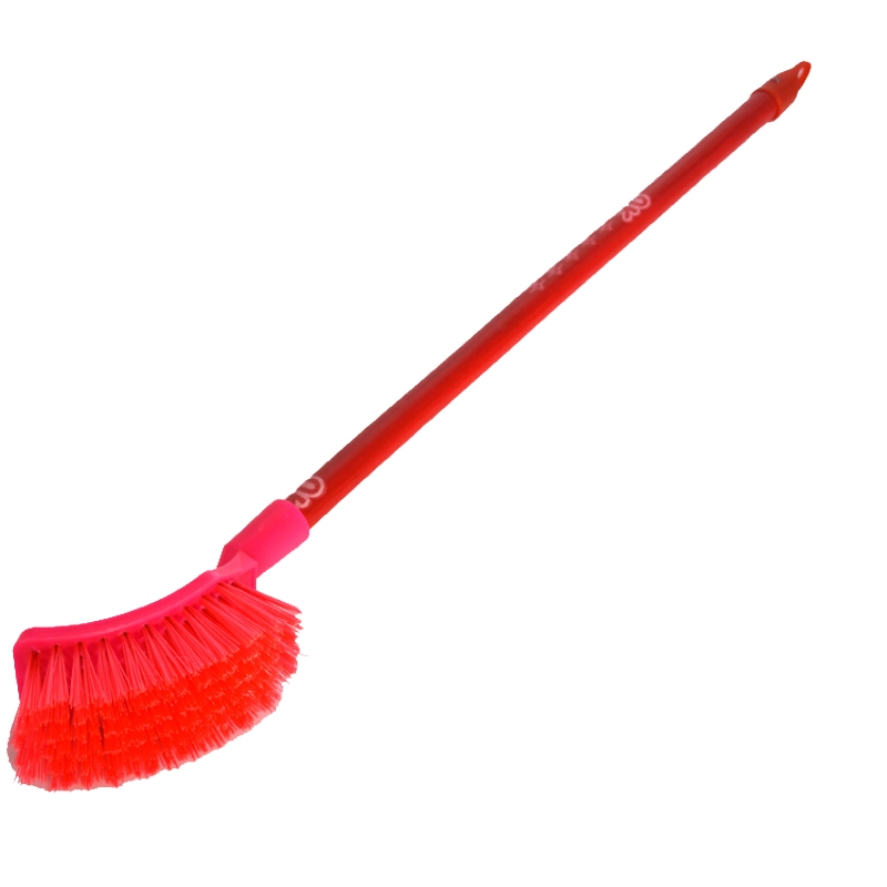 圣威丁 厕所刷 洁厕刷 卫生间清洁刷 不锈钢手柄方头 一个