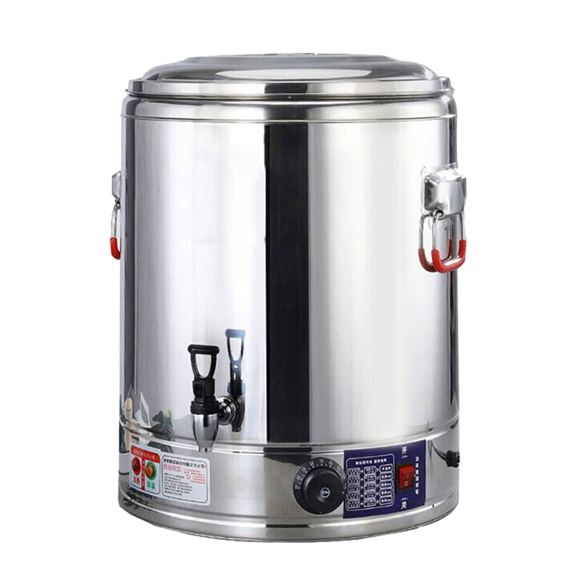 乐创 lecon 商用蒸煮桶 电热不锈钢熬汤煮粥茶水凉茶保温桶 30L LC-J-DZT30