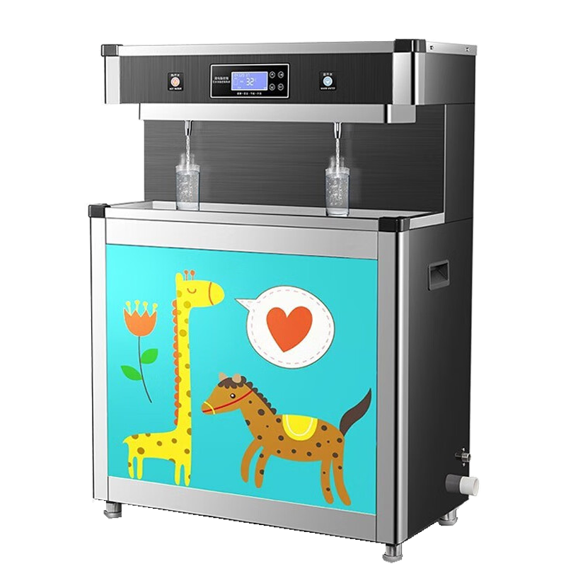 乐创 lecon 幼儿园净水器三级过滤全自动电热开水器热温开水机 LC-2YA 18L 220V