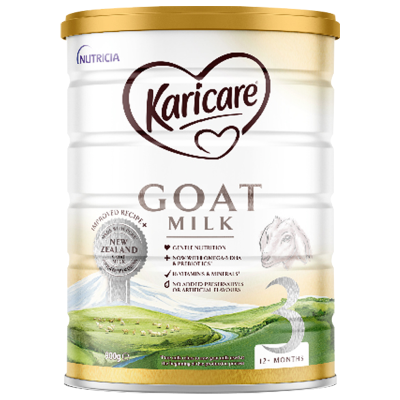 保税发新版-澳洲新西兰可瑞康(karicare)婴幼儿宝宝羊奶粉3段900g/罐装12个月以上婴幼儿三段奶粉