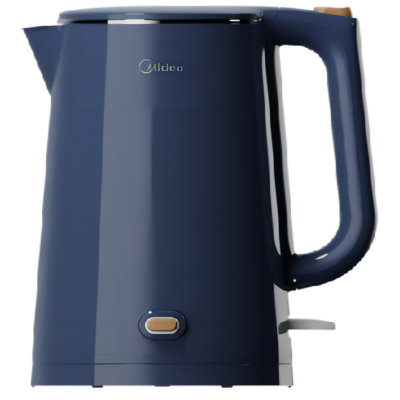 美的(Midea)电水壶MK-SHE1520热水壶304不锈钢家用电热水壶双层防烫便携式养生开水壶烧水壶