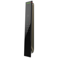 鼎山科技 (DINSTECH) L8F 3D人脸识别智能门锁家用大门密码锁 办公室电子锁房门防盗门指纹锁 咖啡金