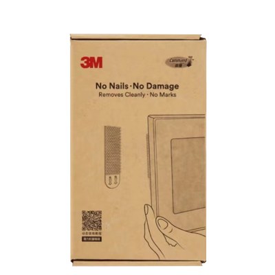 3M魔力扣中号(中号1包3组6片)3组厨房活动挂钩强力粘胶钉墙壁无痕贴不伤墙小粘钩