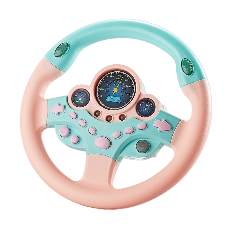 儿童副驾驶方向盘玩具仿真模拟汽车宝宝婴儿车推车2一3岁1男女孩5