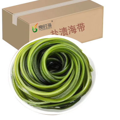 良时海 盐渍裙带菜叶1500g海带芽海带苗 盐渍裙带叶 海带汤烫火锅