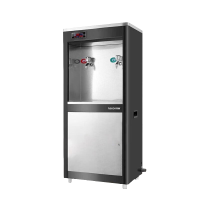 乐创 lecon 商用开水器 220V 学校公司工厂大型不锈钢饮水机 柜式一开一温 三级过滤 LC-J-ZY01