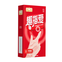第六感情趣手指套医用安全手指男女成人颗粒草莓味的套自慰用拉拉
