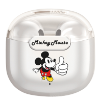 迪士尼(DISNEY)真TWS无线蓝牙耳机迷你小巧半透明入耳式超长续航LF214