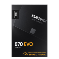 三星2TB SSD固态硬盘 SATA3.0接口 870 EVO(MZ-77E2T0B)一个装