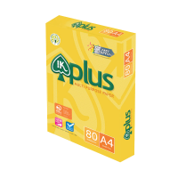 IKplus a4复印纸 80G A4打印纸 高档进口办公用纸 双面打印加厚 500张/包 8包/箱(4000张)