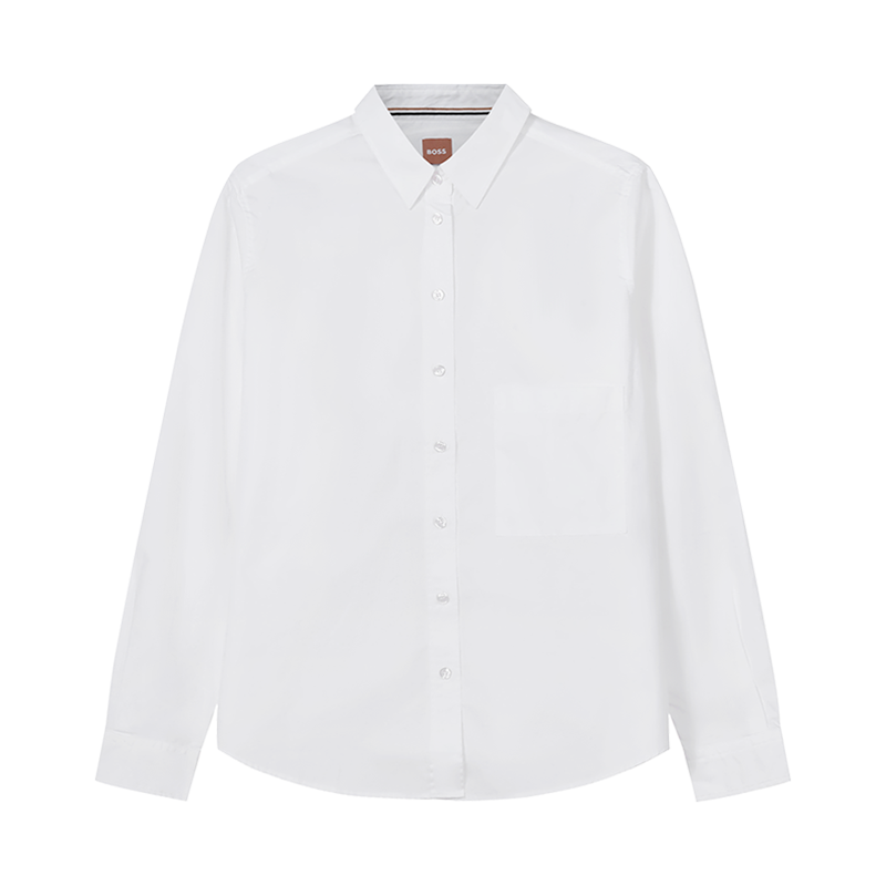 雨果博斯 HUGO BOSS 女士棉质休闲长袖衬衫50468002