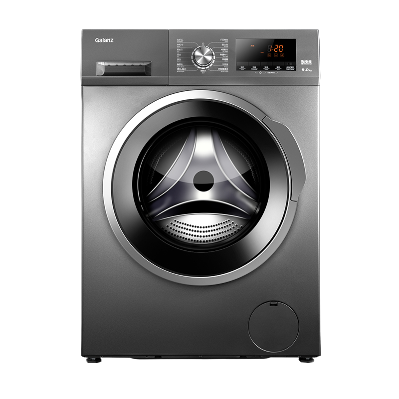 格兰仕洗衣机 全自动滚筒 9公斤 免熨烫 变频电机 家用大容量 高温筒清洁 智能感应 XQG90-T5912V