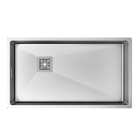 SEREN HOME水槽洗碗池304不锈钢洗菜盆手工大单槽厨房台上台下 中水池水盆左侧去水