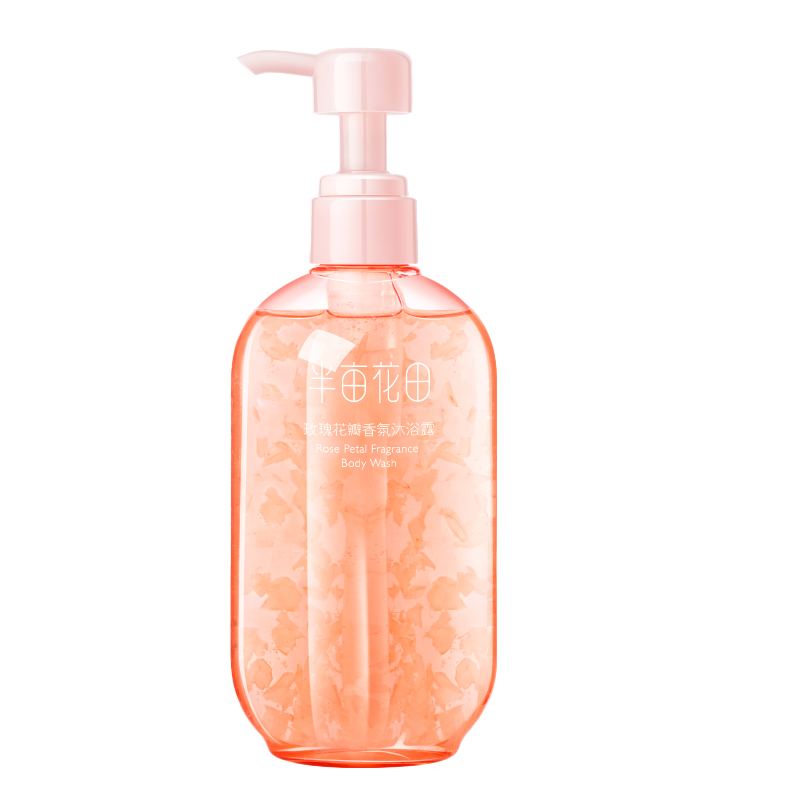 半亩花田氨基酸玫瑰花瓣香氛沐浴露持久留香温和温和清洁男女品牌自营正品