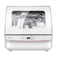 海尔(Haier)[四代]家用台式2-4口家庭小型全自动洗碗机母婴小海贝3D双喷淋离子软水自洁消毒杀菌夜静洗