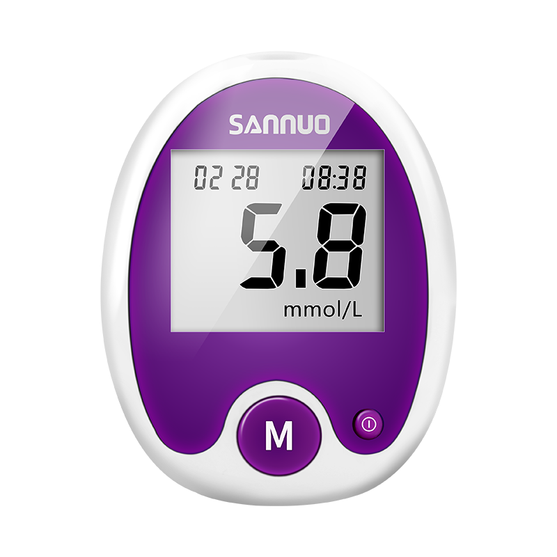 三诺血糖仪安稳免调码血糖试纸官方旗舰店自营家用测量仪器试条100瓶装血糖试纸针头医用精准