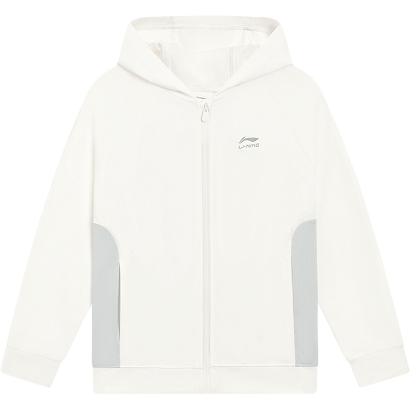李宁童装卫衣男女小大童2022新款运动生活系列开衫长袖夏季运动服