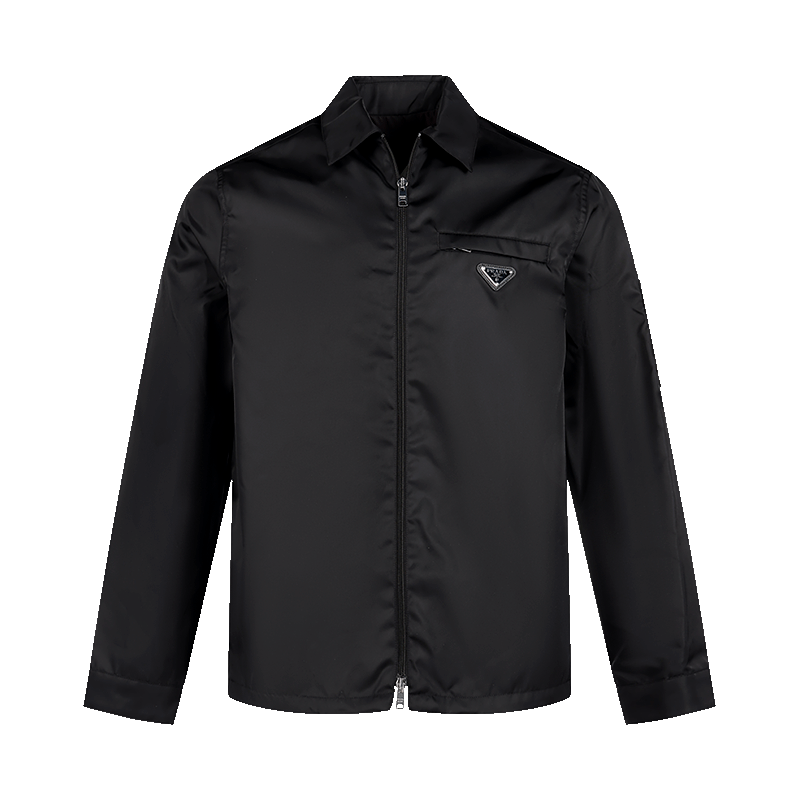 普拉达 PRADA 男士Re-Nylon衬衫领拉链夹克外套SC502 1WQ8 S 201