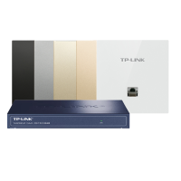 普联 TP-LINK [AX3000全屋WIFI6覆盖套装]双频千兆无线面板薄款AP+AC组网 一室一厅方案 2只XAP3002GI易展版+473GP一体化路由器 大户型家庭用