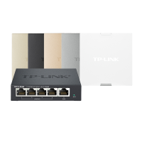 普联 TP-LINK AX3000千兆全屋wifi6覆盖套装 一室一厅组网2只XAP3000GI面板AP(颜色备注)+5口基础款主机 86型5g双频无线易展企业级家用酒店别墅路由器