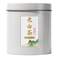 [博馨]两桶老白茶1斤送茶具 500g 一级茶叶 每桶250g共2桶500g送飘逸茶具一壶四杯